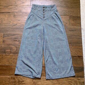 Anthropologie Maeve Black/White Trouser Pant